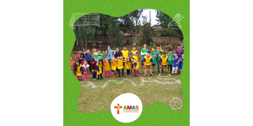 Aniversário com futebol