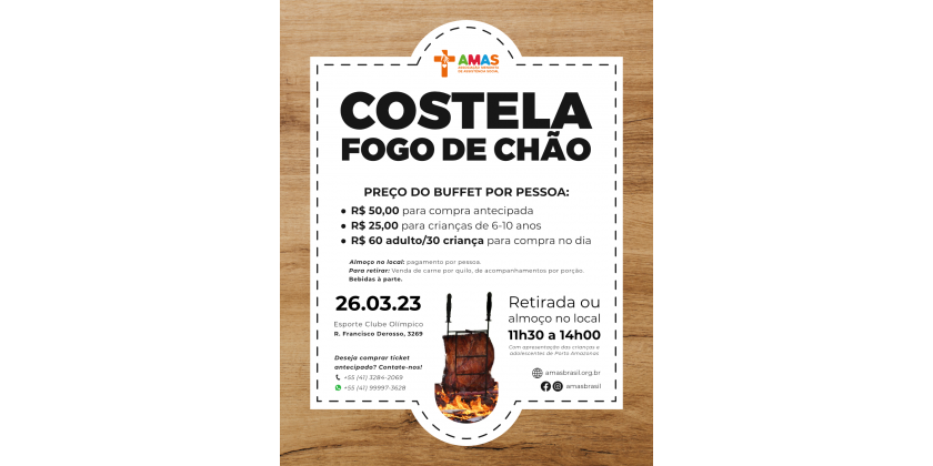 Costela Fogo de Chão 2023